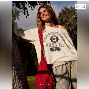 American Vintage Free People White Sweatshirt